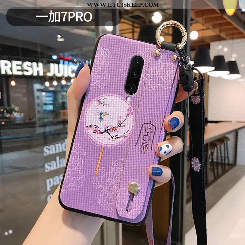 Futerał Oneplus 7 Pro Wiszące Ozdoby Wiatr Silikonowe Etui All Inclusive Vintage Oferta