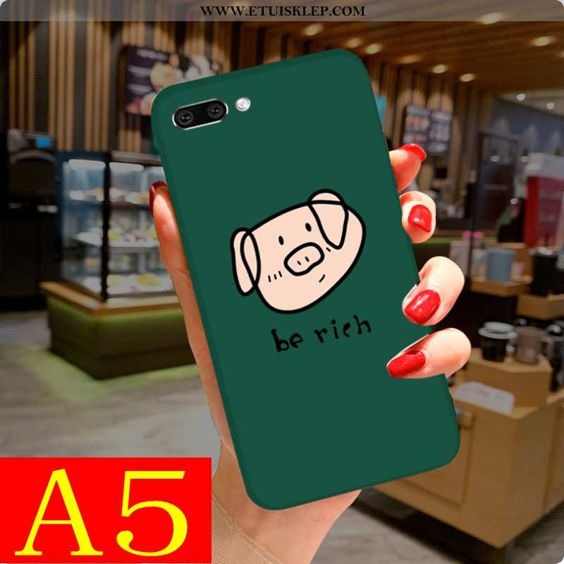 Futerał Oppo A5 Miękki Anti-fall Telefon Komórkowy All Inclusive Zielony Trendy Na Sprzedaż