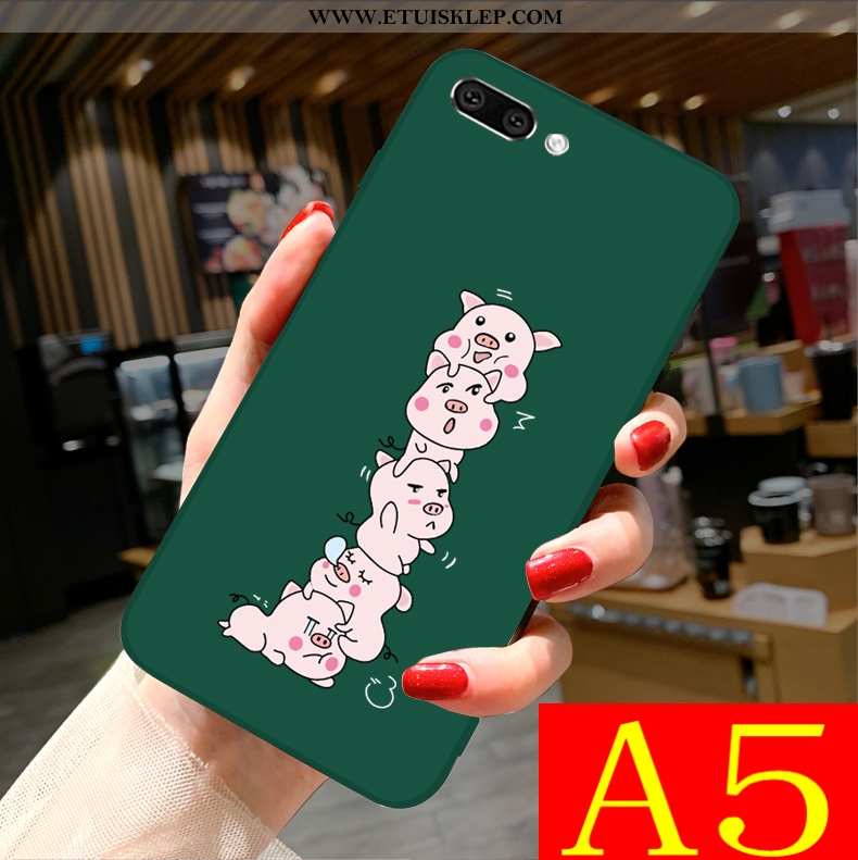 Futerał Oppo A5 Miękki Anti-fall Telefon Komórkowy All Inclusive Zielony Trendy Na Sprzedaż