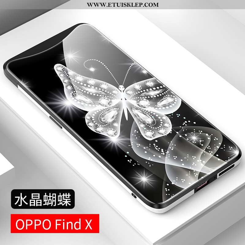 Futerał Oppo Find X Moda Cienkie Ochraniacz Lekkie Kreatywne Etui Szkło Na Sprzedaż