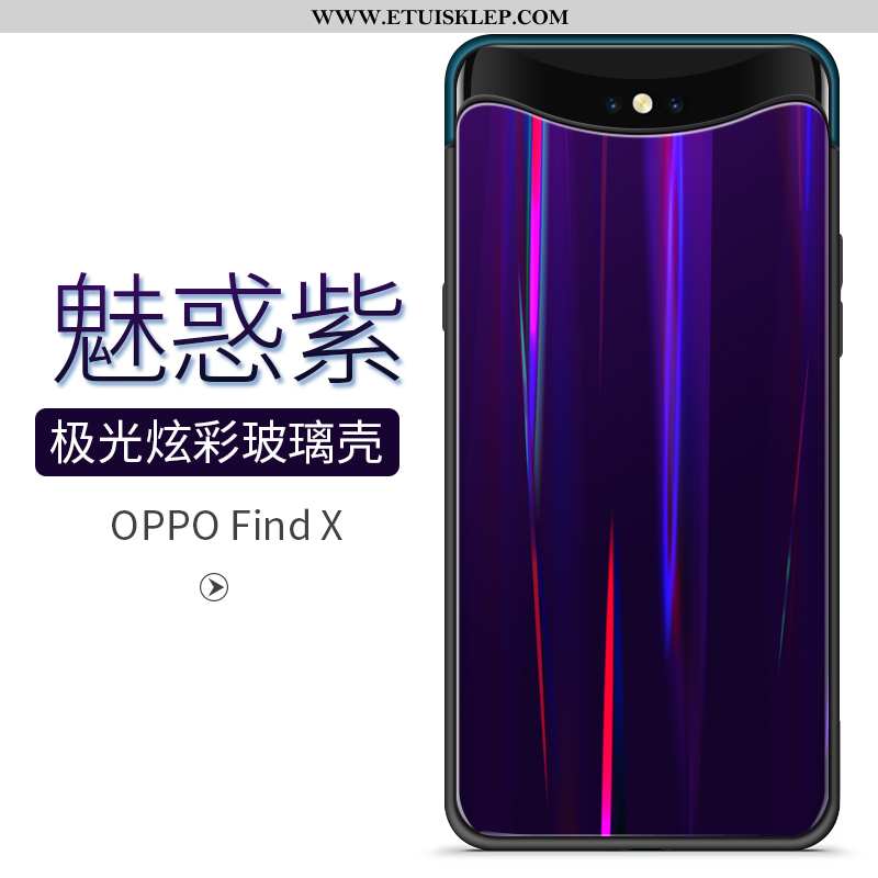 Futerał Oppo Find X Trendy Każdego Dnia Gradient Czerwony Telefon Komórkowy Anti-fall Na Sprzedaż