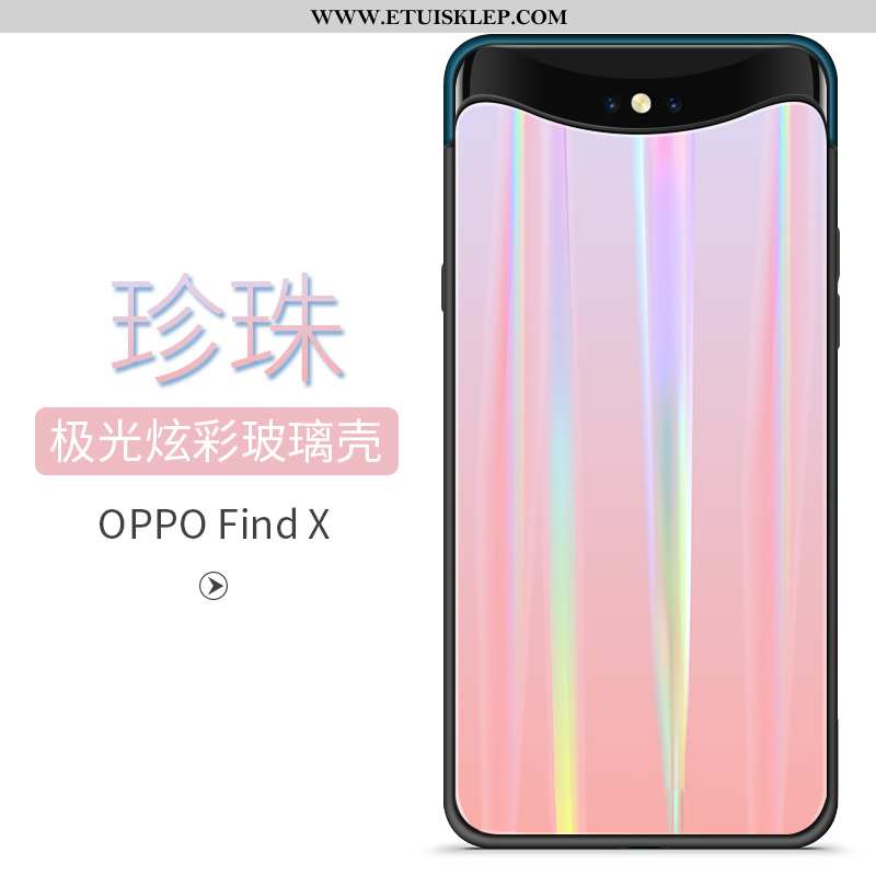 Futerał Oppo Find X Trendy Każdego Dnia Gradient Czerwony Telefon Komórkowy Anti-fall Na Sprzedaż