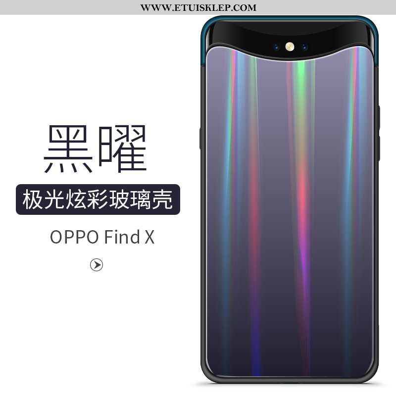 Futerał Oppo Find X Trendy Każdego Dnia Gradient Czerwony Telefon Komórkowy Anti-fall Na Sprzedaż