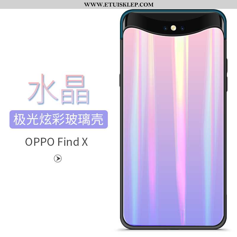 Futerał Oppo Find X Trendy Każdego Dnia Gradient Czerwony Telefon Komórkowy Anti-fall Na Sprzedaż