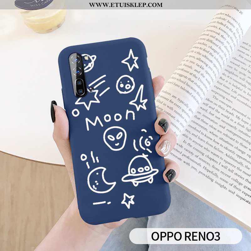 Futerał Oppo Reno 3 Osobowość Silikonowe Gwiazda Zielony Telefon Komórkowy Czerwony Netto Kupię