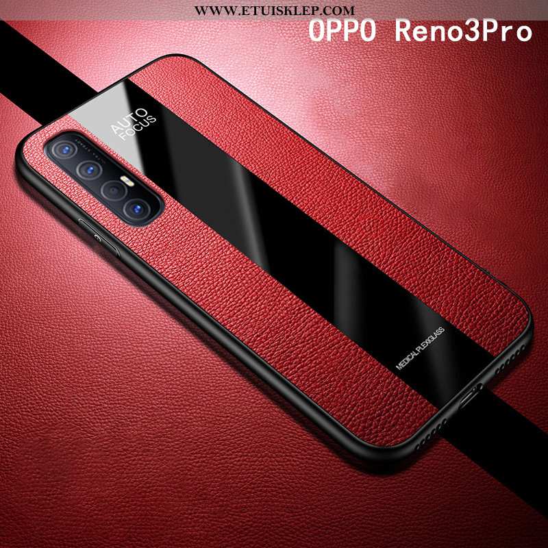 Futerał Oppo Reno 3 Pro Ochraniacz Etui Czerwony Anti-fall All Inclusive Telefon Komórkowy Sklep