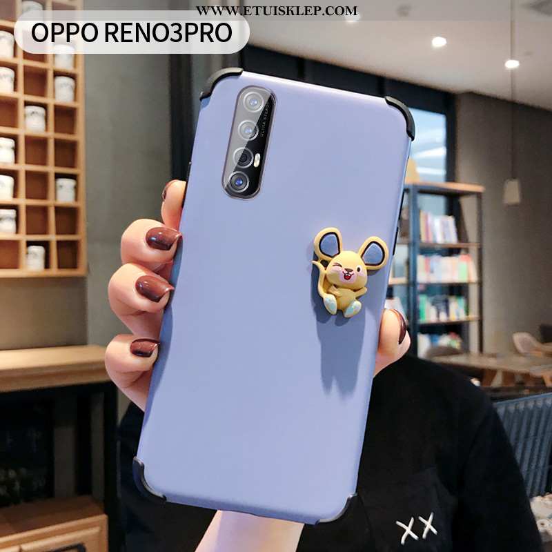 Futerał Oppo Reno 3 Pro Ochraniacz Telefon Komórkowy Niebieski Etui Świeży Rat Super Online