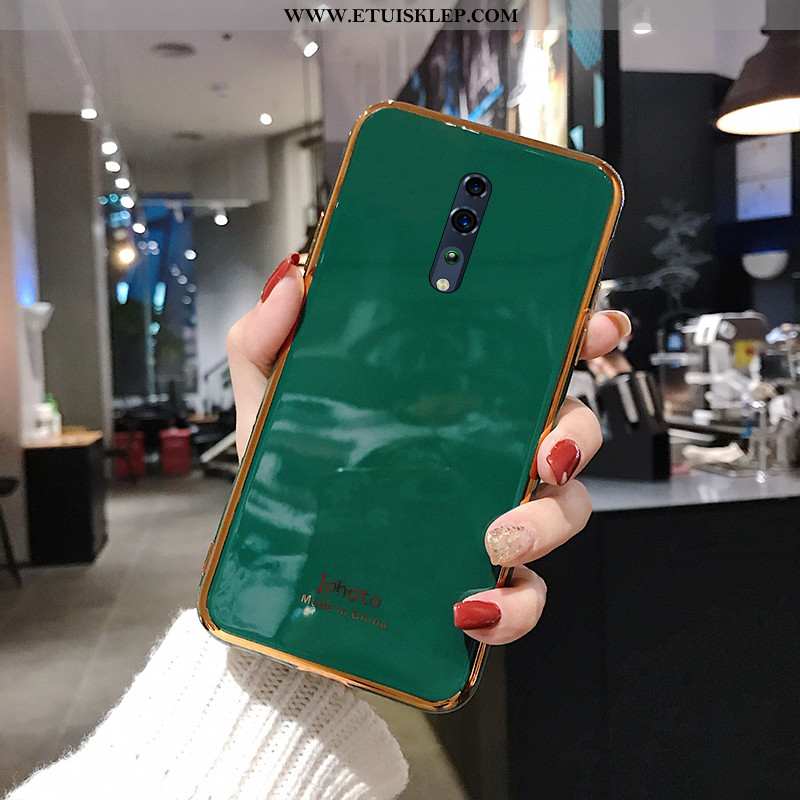 Futerał Oppo Reno Z Kreatywne Silikonowe All Inclusive Poszycie Zielony Osobowość Oferta