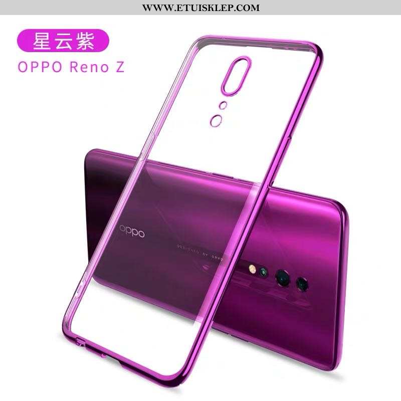 Futerał Oppo Reno Z Przezroczysty Super Purpurowy Ochraniacz Silikonowe Nowy Kup