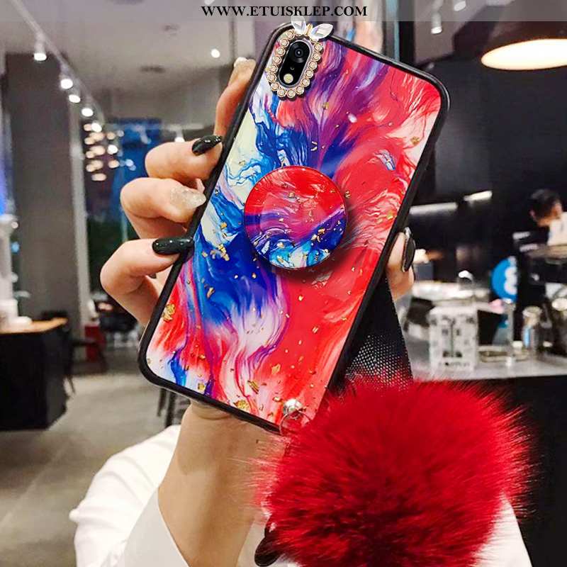 Futerał Samsung Galaxy A10 Moda Futrzany Pompon Telefon Komórkowy Gwiazda Anti-fall Wiszące Ozdoby O