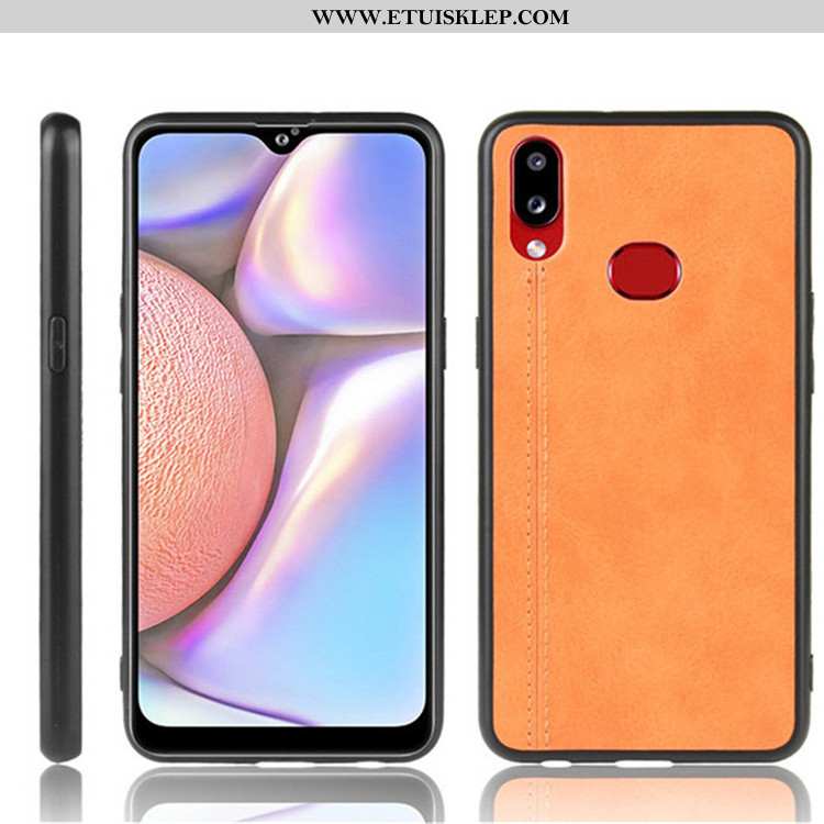 Futerał Samsung Galaxy A10s Ochraniacz Trendy Czarny Trudno Telefon Komórkowy Gwiazda Etui Na Sprzed