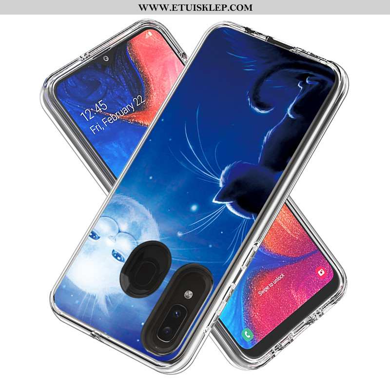 Futerał Samsung Galaxy A20e Kreskówka Gwiazda Telefon Komórkowy Biały Etui Karta Sklep