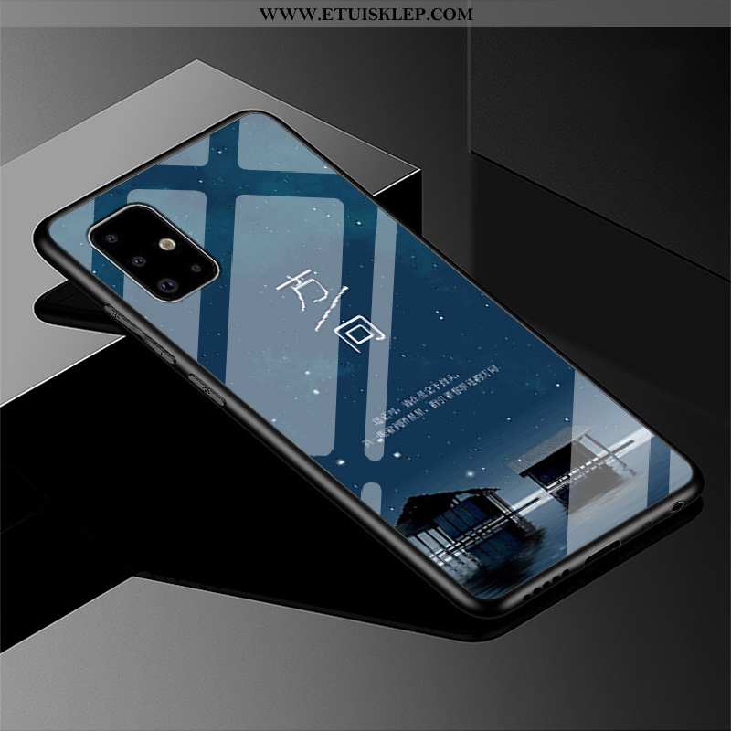 Futerał Samsung Galaxy A51 Nubuku Telefon Komórkowy Lustro Szkło Czarny Zakochani Kup