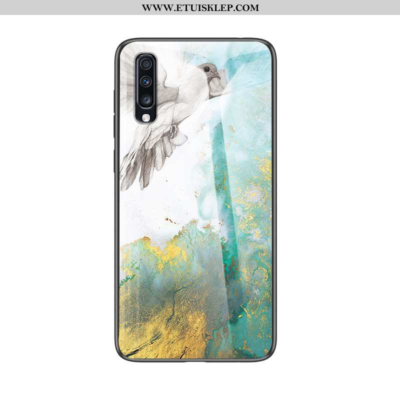 Futerał Samsung Galaxy A70s Trendy Trudno Telefon Komórkowy All Inclusive Zielony Anti-fall Kolor Ta