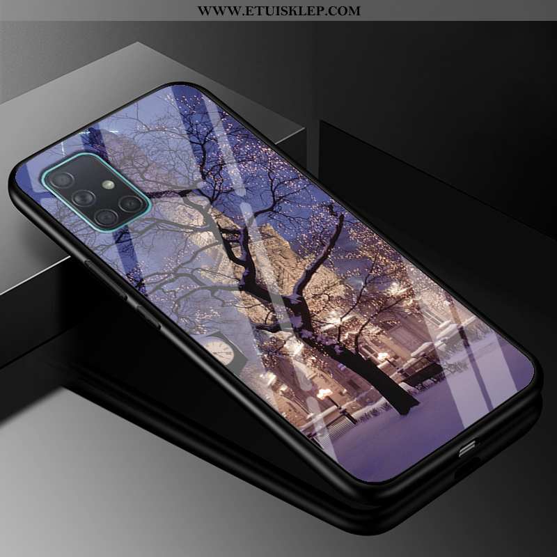 Futerał Samsung Galaxy A71 Silikonowe Purpurowy Trendy Etui All Inclusive Kreatywne Szkło Na Sprzeda