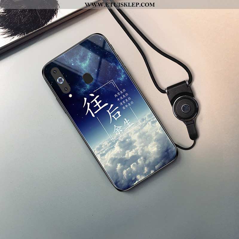 Futerał Samsung Galaxy A8s Kreatywne Gwiazda Etui Telefon Komórkowy Gwiaździsty Ciemno Niebieski Wis