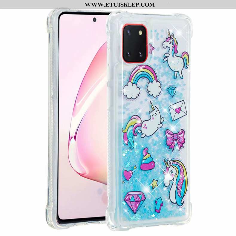Futerał Samsung Galaxy Note 10 Lite Miękki All Inclusive Quicksand Proszek Gwiazda Czerwony Sklep