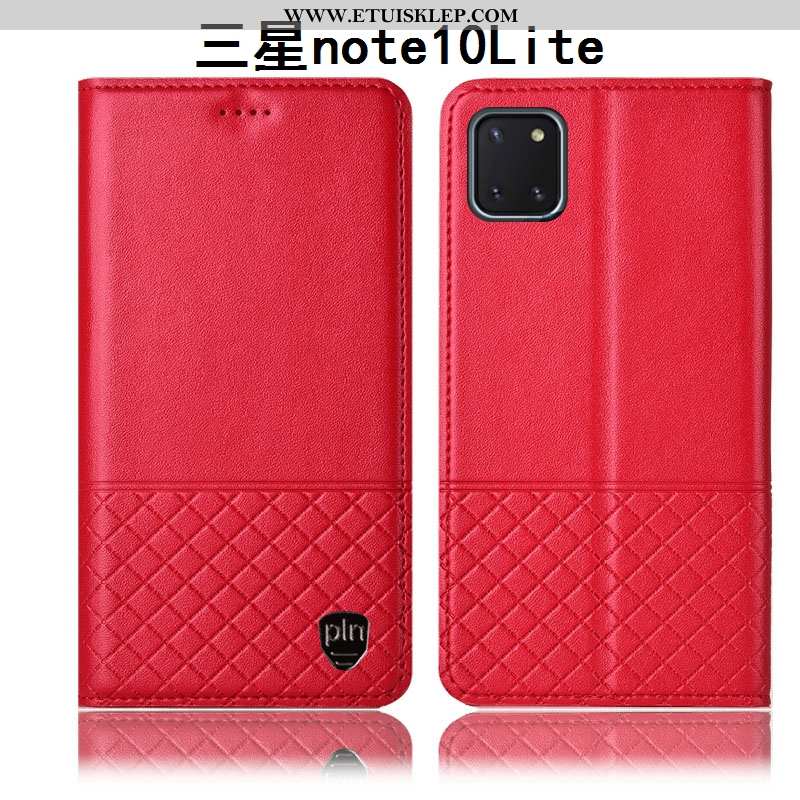 Futerał Samsung Galaxy Note 10 Lite Prawdziwa Skóra Etui Pokrowce All Inclusive Gwiazda Anti-fall Sk