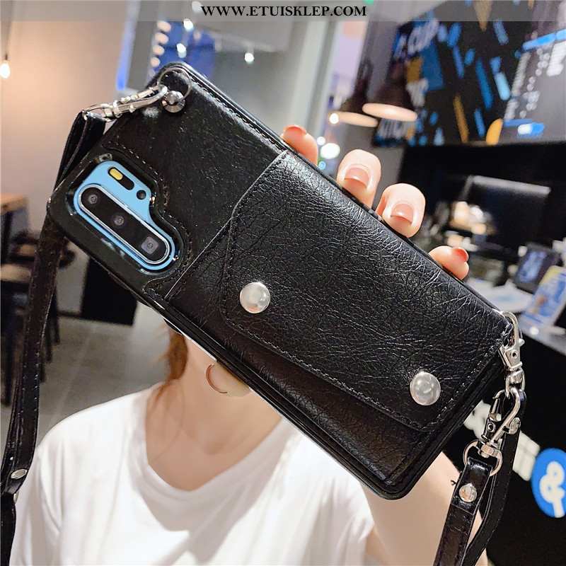 Futerał Samsung Galaxy Note 10+ Portfel Czarny Nowy Anti-fall Skórzane Etui Moda Na Sprzedaż