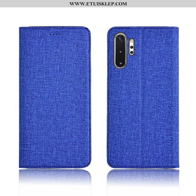 Futerał Samsung Galaxy Note 10+ Silikonowe Czarny Bawełna I Len All Inclusive Etui Pokrowce Tani