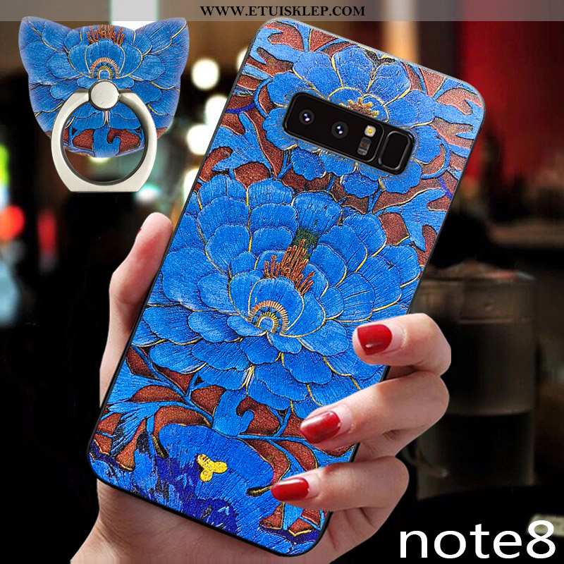 Futerał Samsung Galaxy Note 8 Trendy All Inclusive Wysoki Koniec Osobowość Szary Cienkie Nubuku Tani