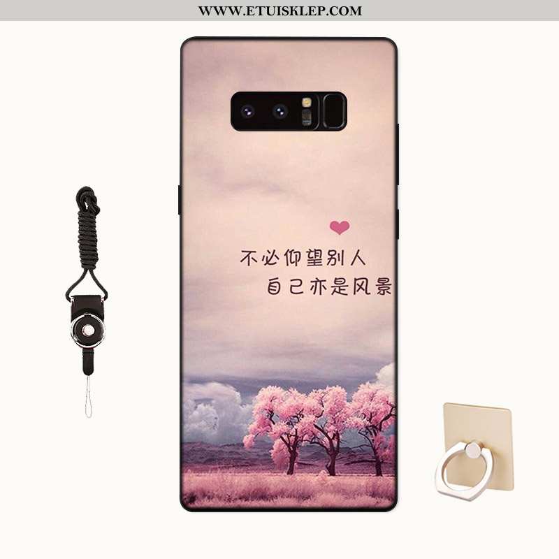 Futerał Samsung Galaxy Note 8 Trendy Wzór Etui Kreskówka Czerwony Telefon Komórkowy Dostosowane Skle