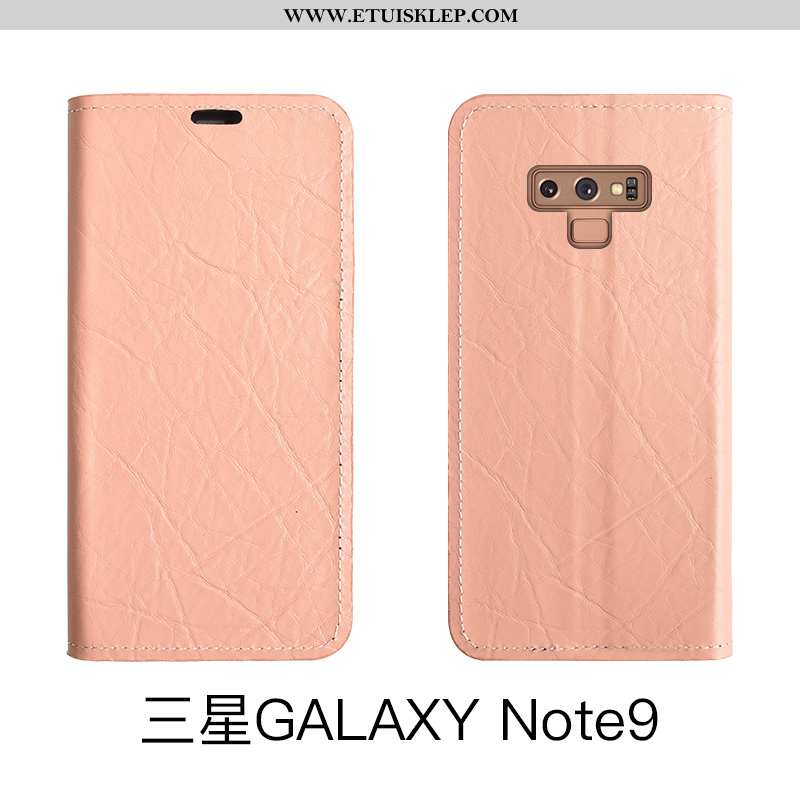 Futerał Samsung Galaxy Note 9 Skórzane Etui Obudowa All Inclusive Karta Telefon Komórkowy Anti-fall 