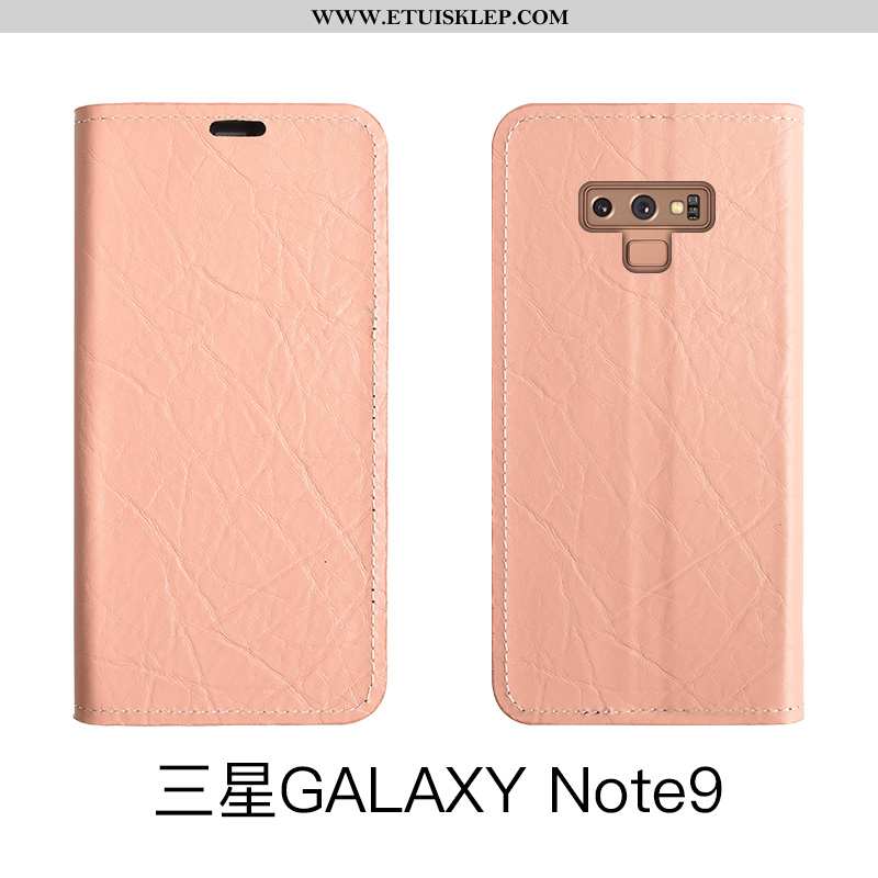 Futerał Samsung Galaxy Note 9 Skórzane Etui Obudowa All Inclusive Karta Telefon Komórkowy Anti-fall 