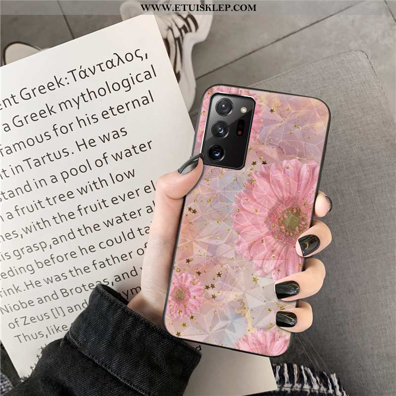Futerał Samsung Galaxy Note20 Ultra Wzór Różowe Anti-fall Gwiazda Proszek Telefon Komórkowy Tanie