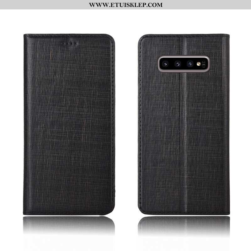 Futerał Samsung Galaxy S10+ Skórzane Etui Telefon Komórkowy Ochraniacz Nowy Anti-fall Klapa Tani