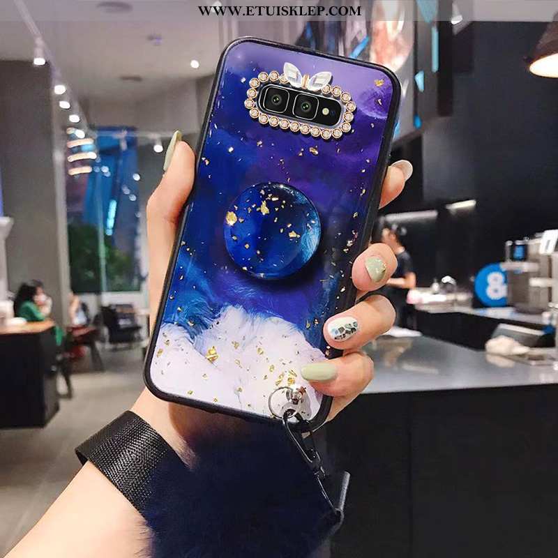 Futerał Samsung Galaxy S10e Ochraniacz Kreatywne Anti-fall Z Kryształkami Wspornik Telefon Komórkowy