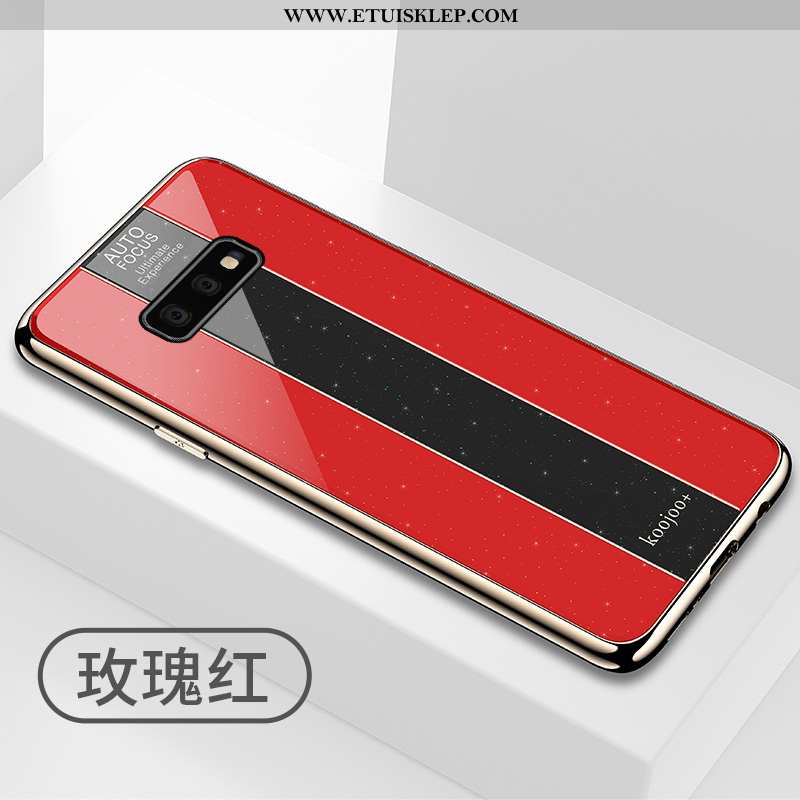 Futerał Samsung Galaxy S10e Osobowość Telefon Komórkowy Gwiazda Poszycie Czerwony Netto Szkło Na Spr