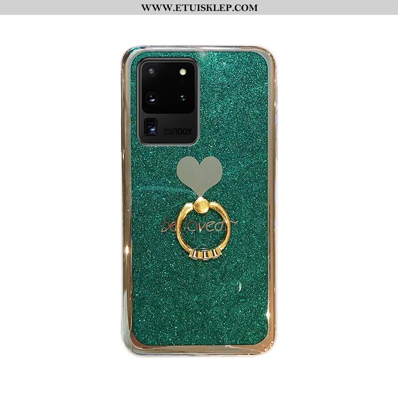 Futerał Samsung Galaxy S20 Ultra Ochraniacz Miłość Etui Proszek Zielony Anti-fall Sklep