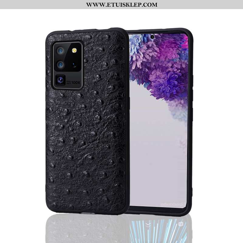 Futerał Samsung Galaxy S20 Ultra Prawdziwa Skóra Wysoki Koniec Anti-fall Trendy Miękki Super Proste 