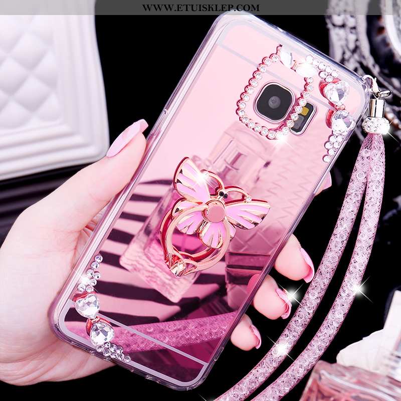 Futerał Samsung Galaxy S6 Miękki Etui Różowe Gwiazda Telefon Komórkowy Online