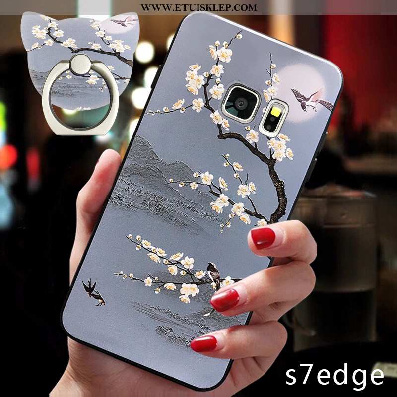 Futerał Samsung Galaxy S7 Edge Miękki Szary All Inclusive Trendy Etui Telefon Komórkowy Anti-fall Sp