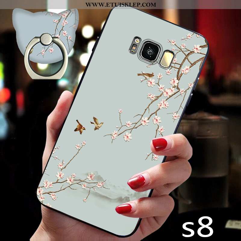 Futerał Samsung Galaxy S8 Miękki Anti-fall Wiszące Ozdoby Super Niebieski Chiński Styl Etui Sprzedam