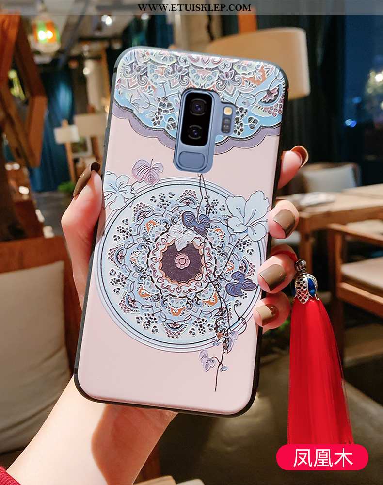 Futerał Samsung Galaxy S9+ Cienkie Chiński Styl Niebieski All Inclusive Vintage Anti-fall Etui Kup