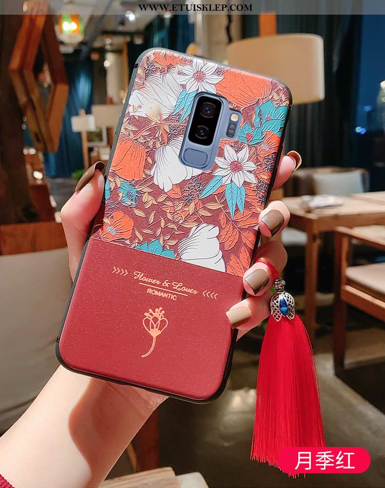 Futerał Samsung Galaxy S9+ Cienkie Chiński Styl Niebieski All Inclusive Vintage Anti-fall Etui Kup