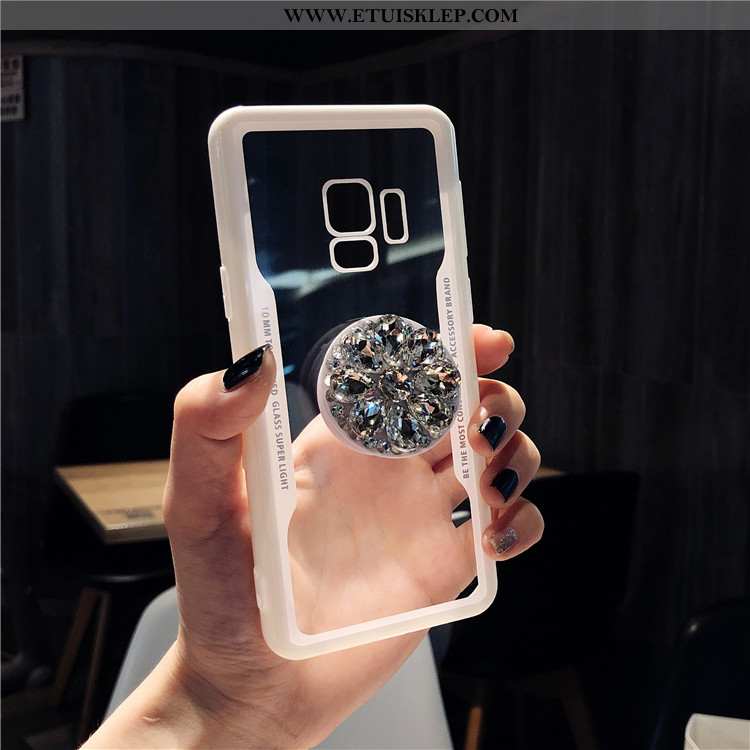 Futerał Samsung Galaxy S9 Silikonowe Czarny Szkło Etui Klejnoty Anti-fall Sklep