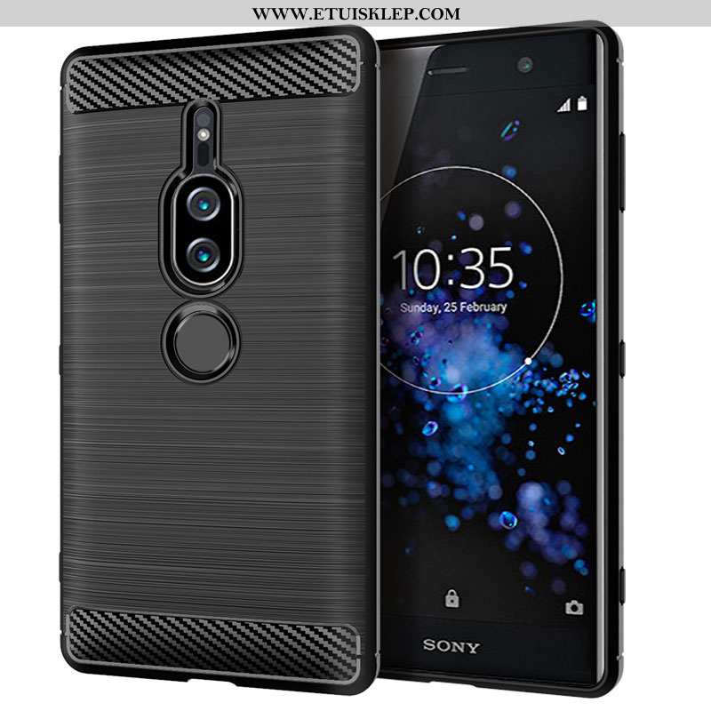 Futerał Sony Xperia Xz2 Premium Miękki Trendy Czerwony Telefon Komórkowy Anti-fall Wzór Jedwab Tani