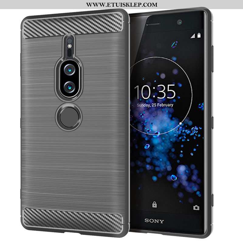 Futerał Sony Xperia Xz2 Premium Miękki Trendy Czerwony Telefon Komórkowy Anti-fall Wzór Jedwab Tani