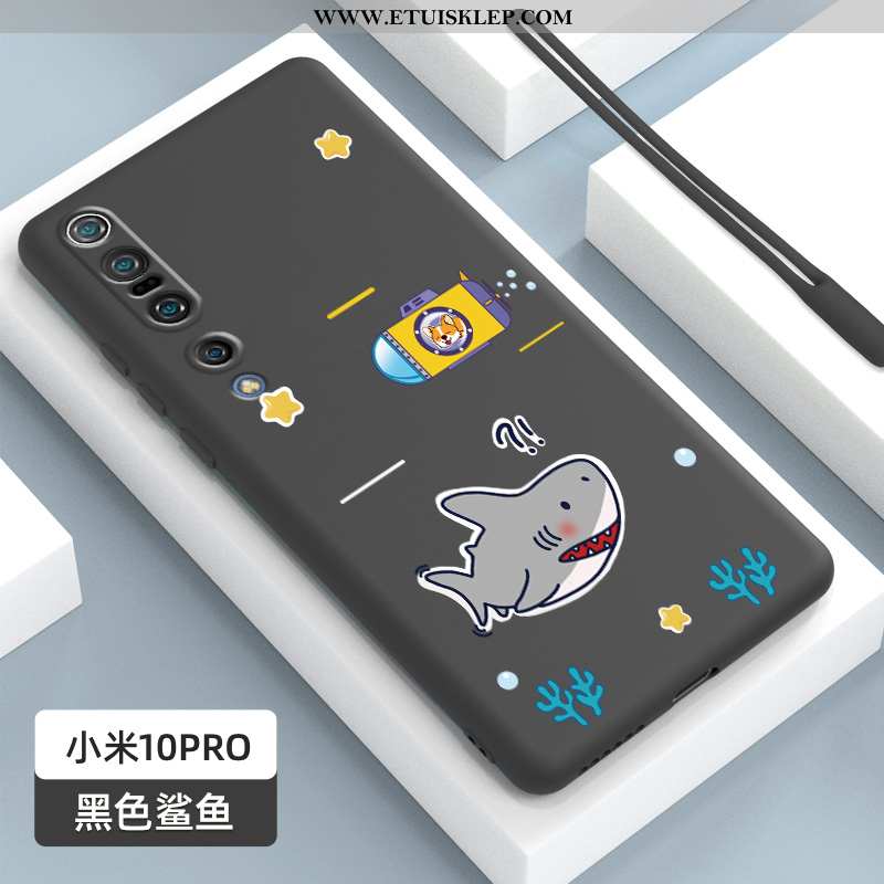 Futerał Xiaomi Mi 10 Pro Kreatywne Silikonowe Proszek Osobowość Telefon Komórkowy Czarny Nubuku Kup