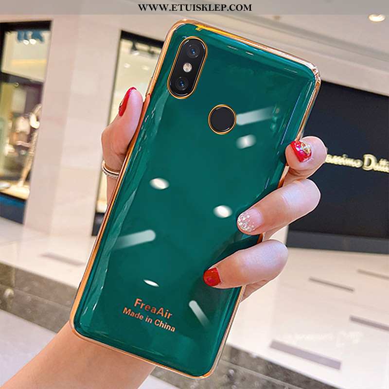 Futerał Xiaomi Mi 8 Kreatywne Anti-fall Zielony Młodzież Nubuku Trendy All Inclusive Tani