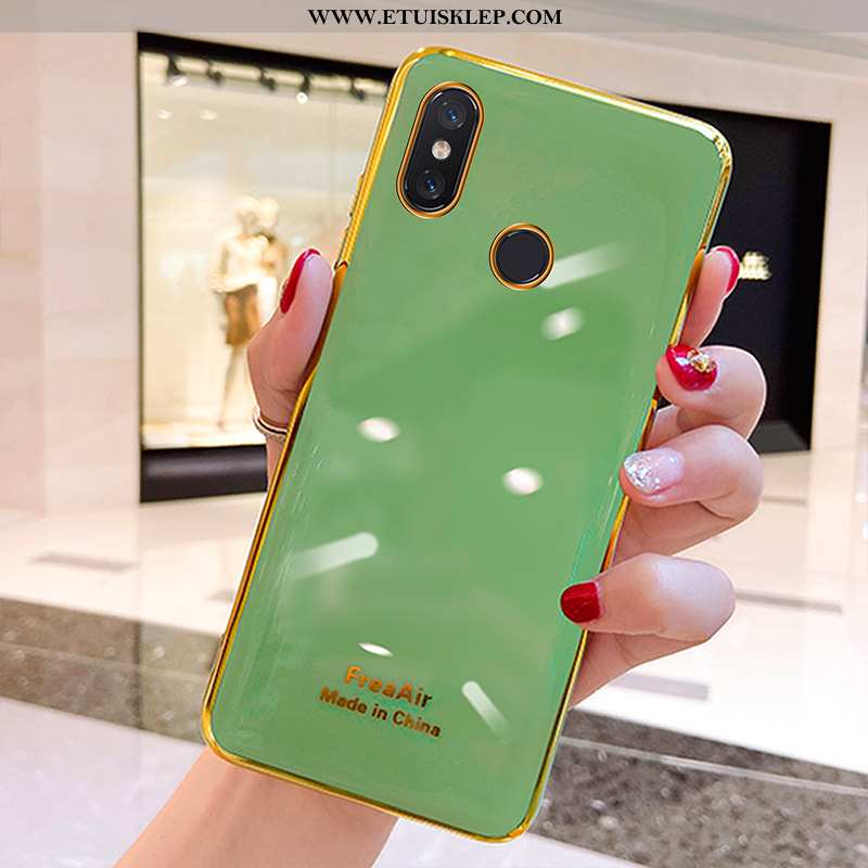 Futerał Xiaomi Mi 8 Kreatywne Anti-fall Zielony Młodzież Nubuku Trendy All Inclusive Tani