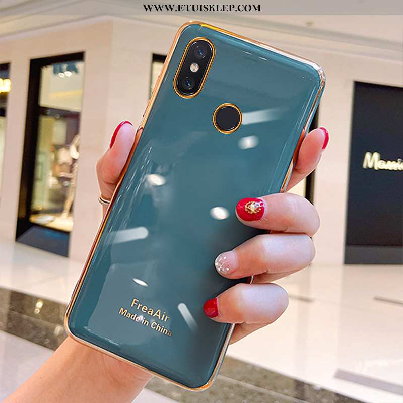 Futerał Xiaomi Mi 8 Kreatywne Anti-fall Zielony Młodzież Nubuku Trendy All Inclusive Tani