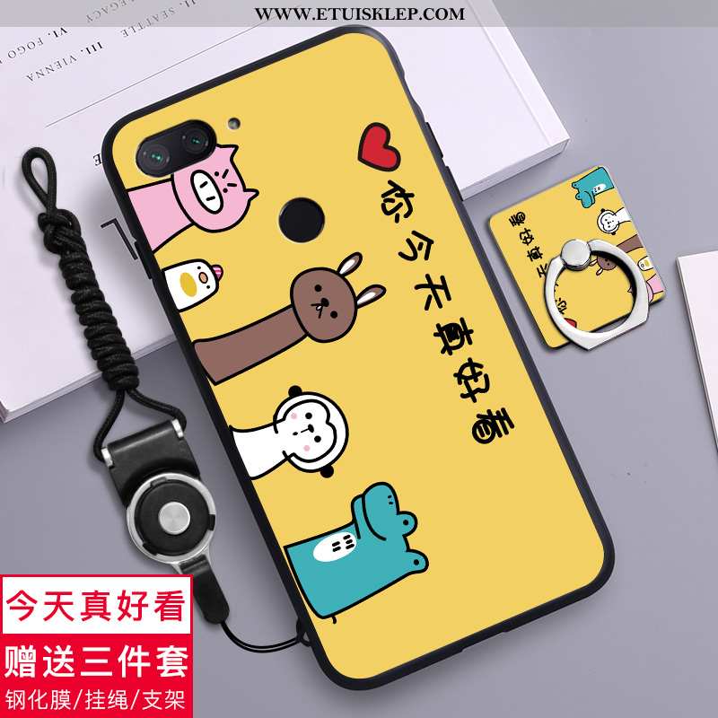 Futerał Xiaomi Mi 8 Lite Trendy Przezroczysty Anti-fall Telefon Komórkowy All Inclusive Zakochani Ró