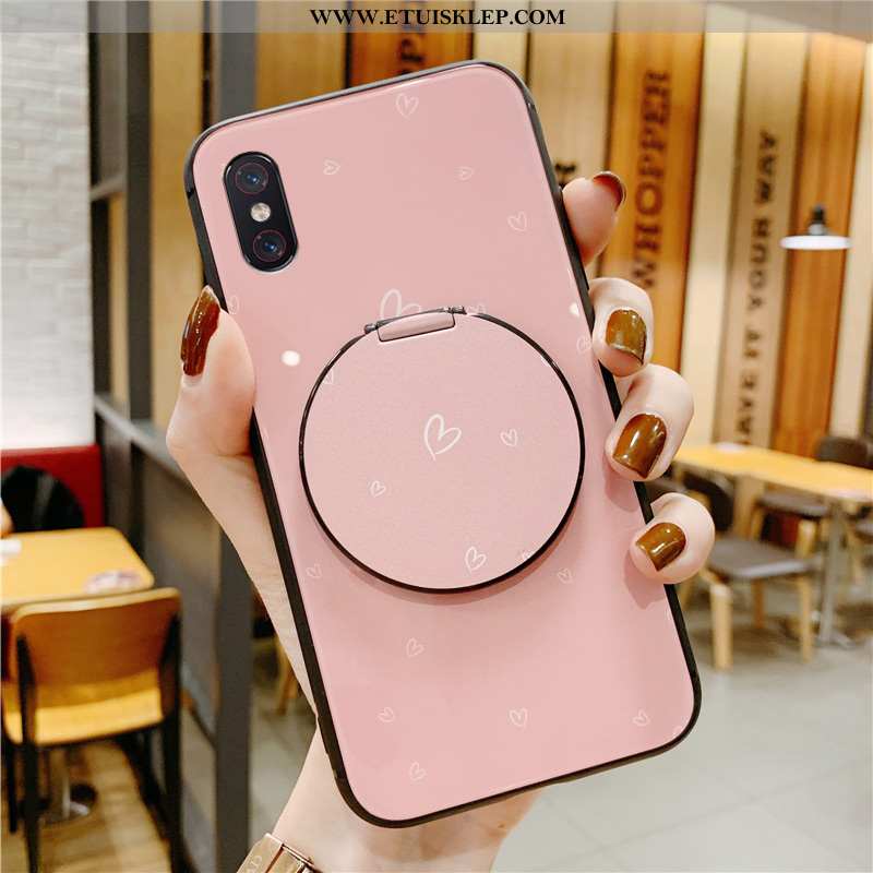 Futerał Xiaomi Mi 8 Pro Szkło Mały Zielony Trendy Wspornik Etui Miłość Tani