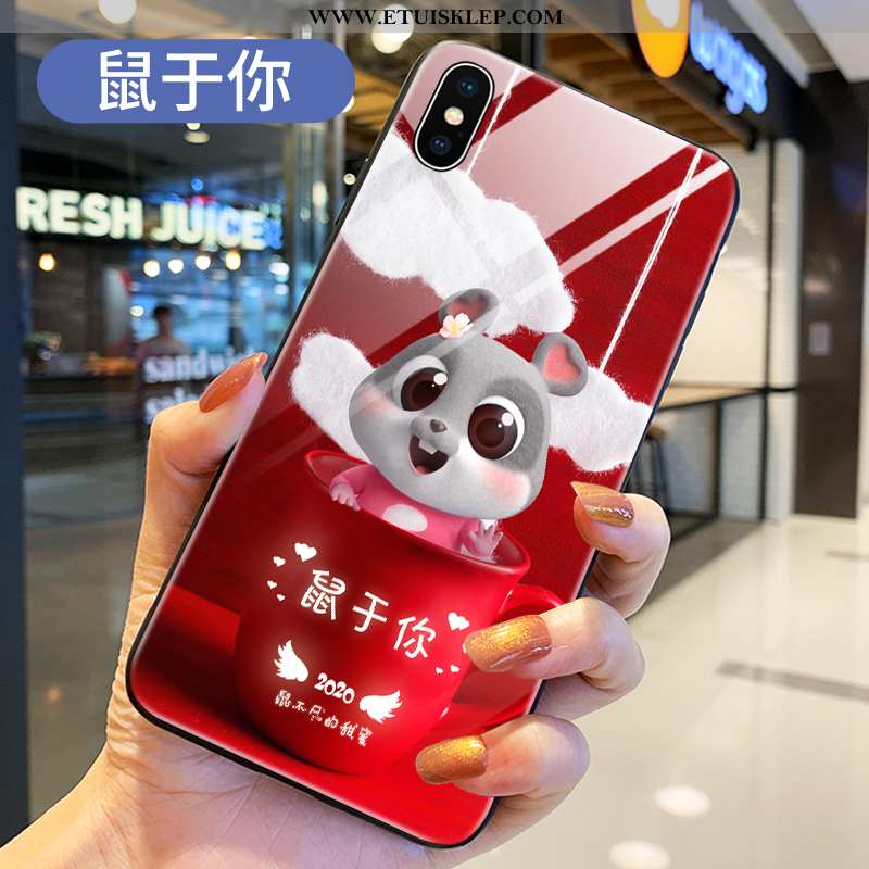 Futerał Xiaomi Mi 8 Pro Wzór Czerwony Netto Czerwony Młodzież Ochraniacz All Inclusive Mały Kupię
