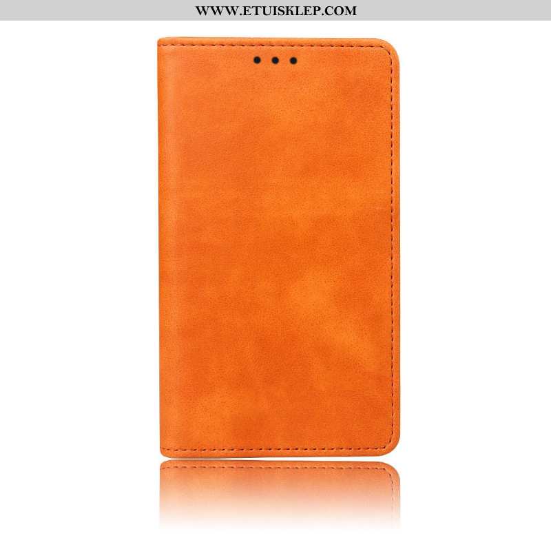 Futerał Xiaomi Mi 9 Lite Skórzane Etui Pokrowce Karta Mały Pomarańczowy Ochraniacz Kup